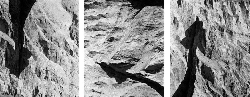 Bild von Alpenfalten 11 (Triptychon Calanda)